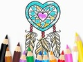 Spel Inkleurboek: Heart Dreamcatcher  aanlyn