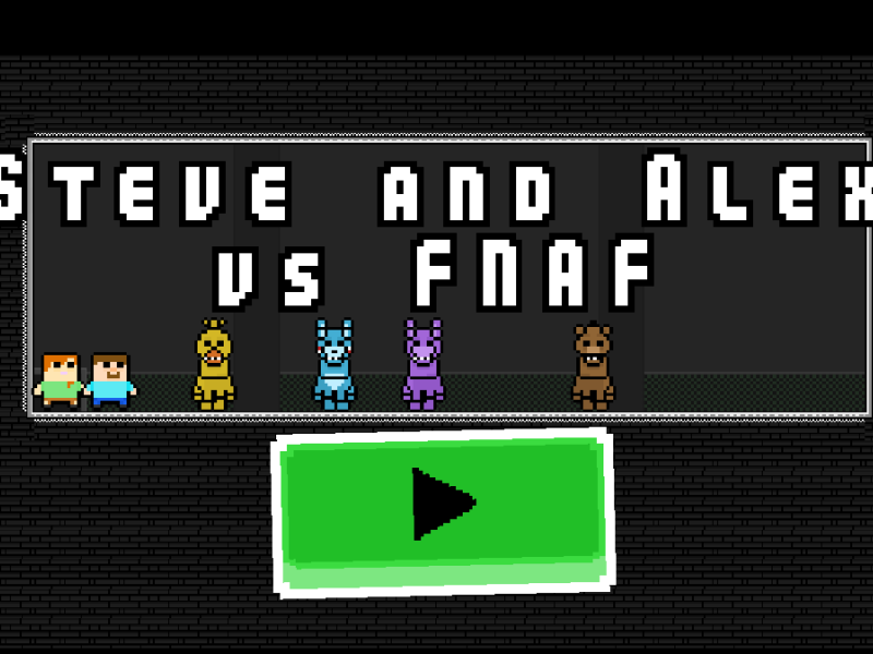 Spel Steve en Alex vs Fnaf  aanlyn