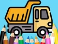 Spel Inkleurboek: Dump-Truck  aanlyn