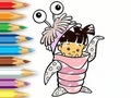 Spel Inkleurboek: Monsterkostuummeisie  aanlyn