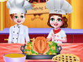 Spel Chef Twins Thanksgiving Aandete Kook  aanlyn
