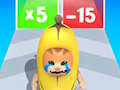 Spel Epiese Banana Run: Merge Master aanlyn