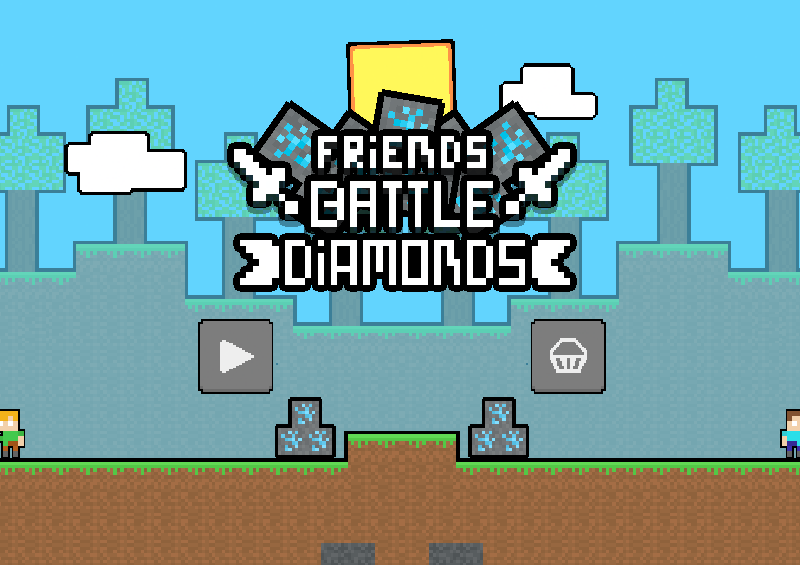 Spel Vriende Battle Diamonds  aanlyn