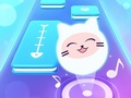 Spel Musiek Kat! Klavierteëls-speletjie 3D  aanlyn