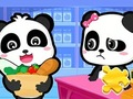 Spel Legkaart: Baby Panda Supermark  aanlyn