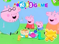 Spel Legkaart: Peppa Pig Family Piekniek  aanlyn