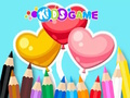 Spel Inkleurboek: Hartballonne  aanlyn