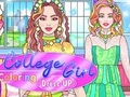 Spel Kollege Meisie Kleur Aantrek  aanlyn