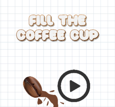 Spel Vul jou koppie met koffie  aanlyn