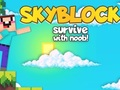 Spel Skyblock oorleef met Noob!  aanlyn