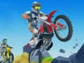 Spel Motorfietswedrenne in die heuwels  aanlyn