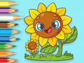 Spel Inkleurboek: Sonneblomme  aanlyn