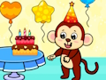 Spel Prettige verjaarsdagpartytjie vir kinders  aanlyn