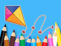 Spel Inkleurboek: Bowknot Kite  aanlyn