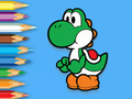 Spel Kleurboek: Yoshi Fishing Time  aanlyn