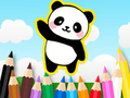 Spel Inkleurboek: Oulike Panda  aanlyn