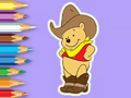 Spel Inkleurboek: Cowboy Winnie  aanlyn