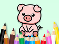 Spel Inkleurboek: Oulike Vark 2  aanlyn
