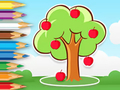 Spel Inkleurboek: Appelboom  aanlyn