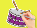 Spel Inkleurboek: Star Drum  aanlyn