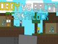 Spel Obby vs Bacon: McSkyblock aanlyn
