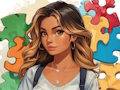 Spel Glyende anime legkaart  aanlyn