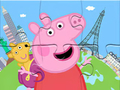 Spel Legkaart: Peppa reis rond  aanlyn
