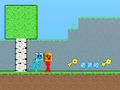 Spel Vuur en Water Stickman  aanlyn