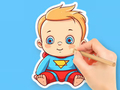 Spel Inkleurboek: Oulike Super Baba  aanlyn