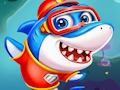 Spel Klein Panda Shark Familie  aanlyn