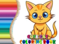 Spel Oulike Kat Kleurboek  aanlyn