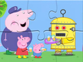 Spel Legkaart: Peppa Robot  aanlyn