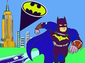 Spel Batman-tekenprentkleur  aanlyn