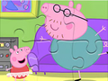Spel Legkaart: Daddy Pig Dancing  aanlyn