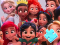Spel Legkaart: Disney Prinses-familiefoto  aanlyn