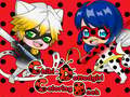 Spel Chibi Dotted Girl Kleurboek  aanlyn