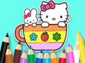 Spel Inkleurboek: Kitty Cup  aanlyn
