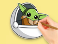 Spel Inkleurboek: Meester Yoda  aanlyn