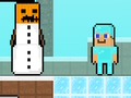Spel Noob vs Pro Snowman aanlyn