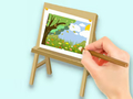 Spel Inkleurboek: Paysage Tekenbord  aanlyn