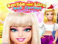 Spel Barbie en Lara Red Carpet Challenge  aanlyn