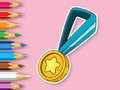 Spel Inkleurboek: Medalje  aanlyn
