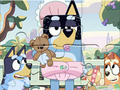 Spel Jigsaw Puzzle: Bluey Play Time aanlyn