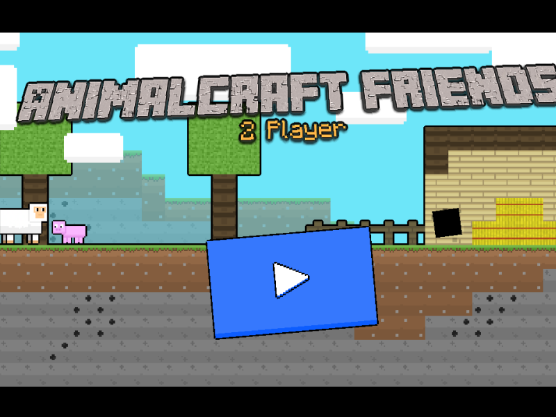 Spel AnimalCraft Friends 2-speler  aanlyn