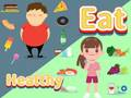Spel Kindervasvra: Eet gesond  aanlyn