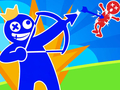 Spel Rooi en blou Stickman-spioenasieraaisels 2  aanlyn