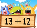 Spel Monster Wiskunde  aanlyn