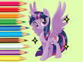Spel Inkleurboek: Twilight Sparkle  aanlyn