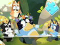 Spel Legkaart: Bluey Pool Spa  aanlyn