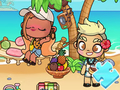 Spel Jigsaw Puzzle: Avatar World Sunbathing aanlyn